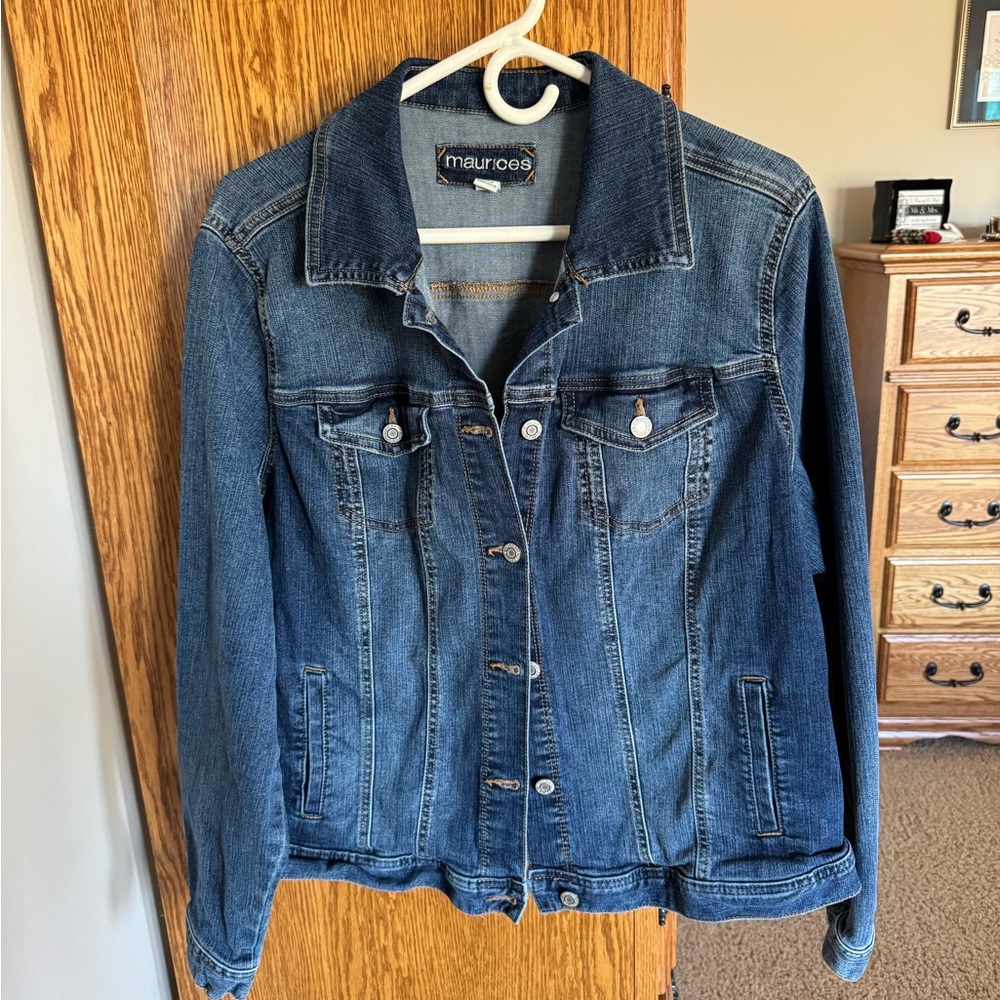 Maurices Dark Blue Jean Jacket